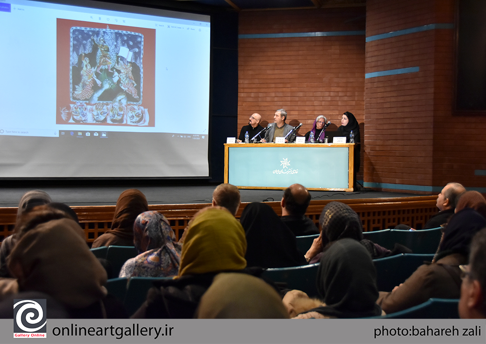 گزارش تصویری نشست "اسطوره ها و نقاشی ایرانی" در خانه هنرمندان ایران